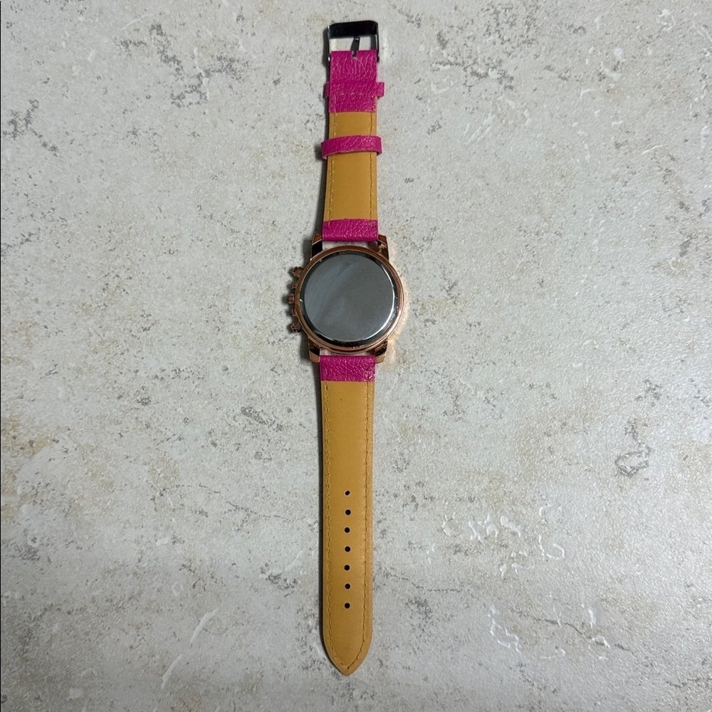 Brand New PINK watch with Pink Leather Straps Elegant & Fabulous - Picture 7 of 8